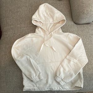 Beige Hoodie with front pocket